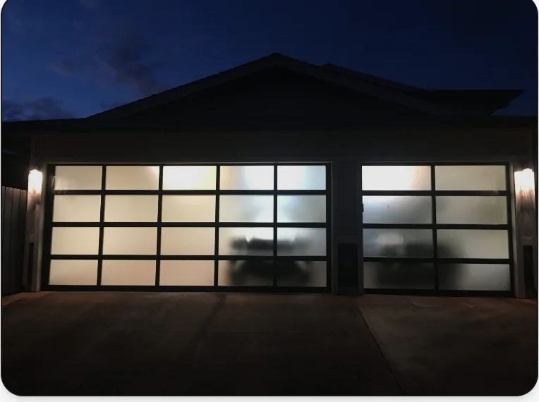Amarr Vista – Clear Glass Installation