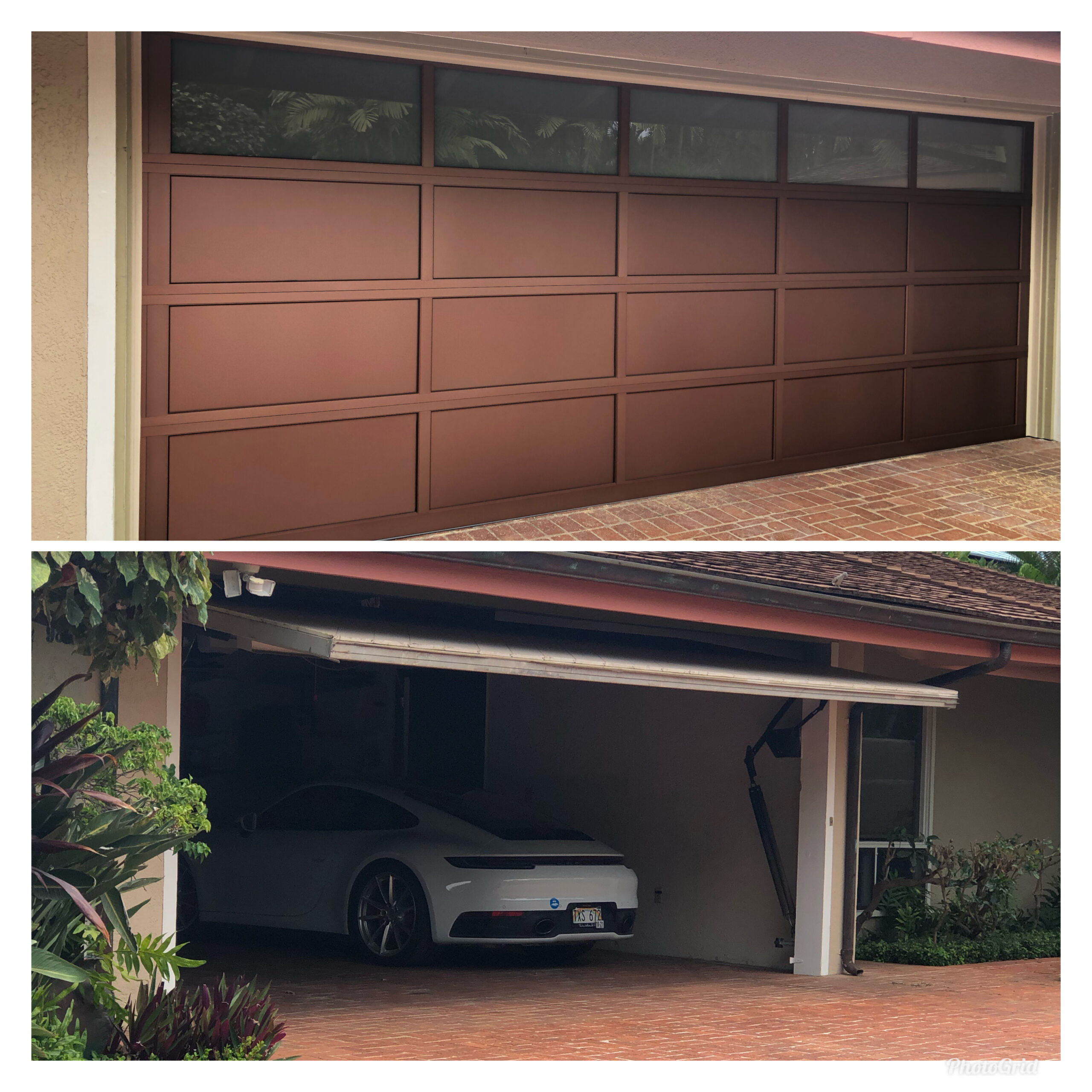 Anodized Aluminum Garage Door